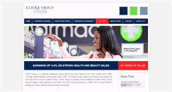 Desktop Screenshot of clicksgroup.co.za